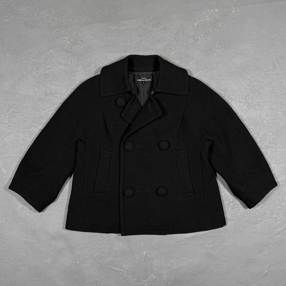 Tricot Comme des Garçons 2009 Black Wool Jacket Women's Small